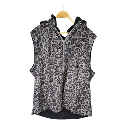 Chaleco reversible leopardo