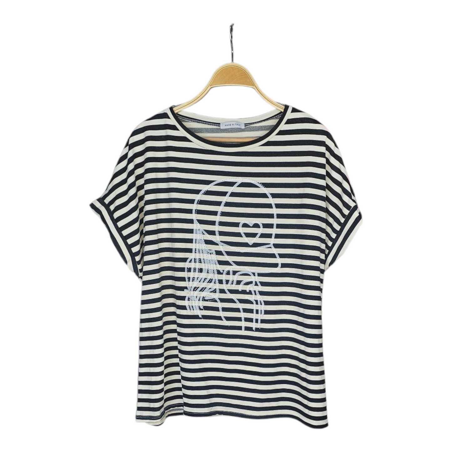Camiseta rayada Girl