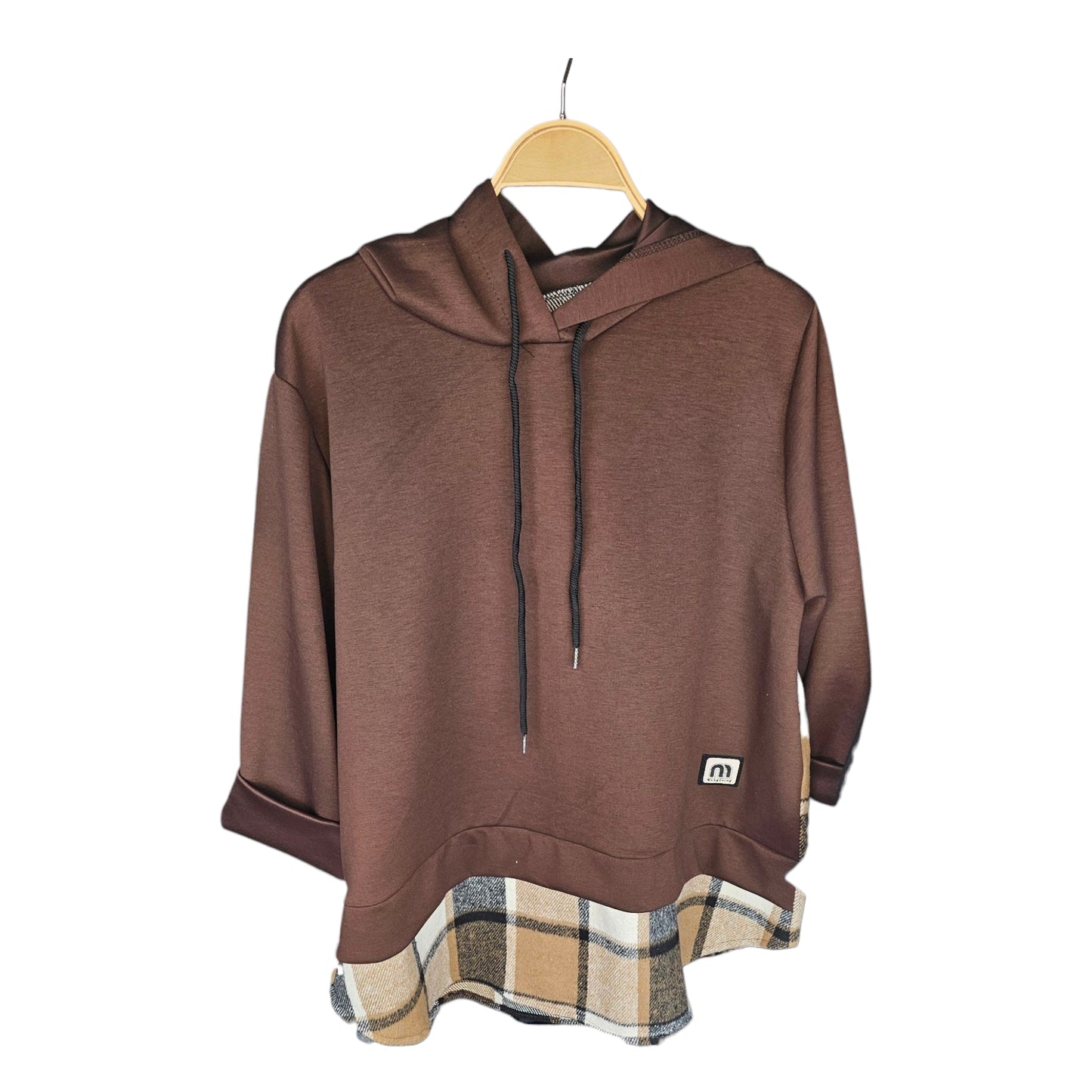 Sudadera cuadros